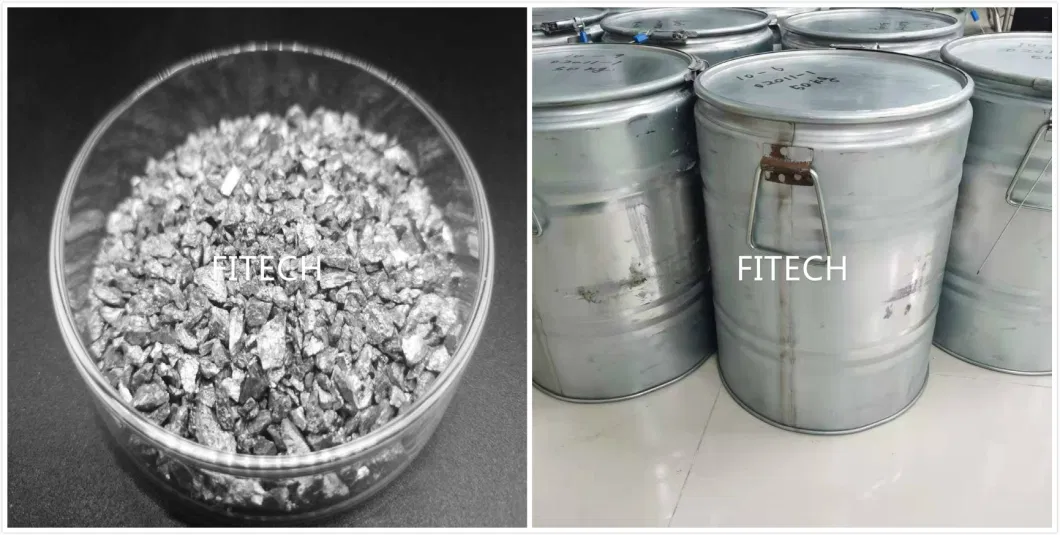 Silver Grey Metal Al V55 Aluminum Vanadium Master Alloy Alv Alloy